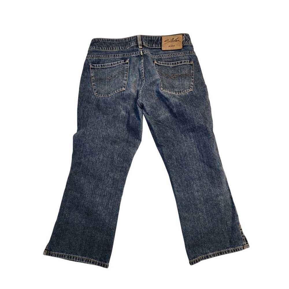 Silver Jeans Co L9492 THRWU Medium Wash Straight Leg Denim Jeans Blue 28/23